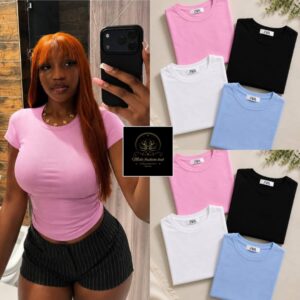 Plain luxury basic top