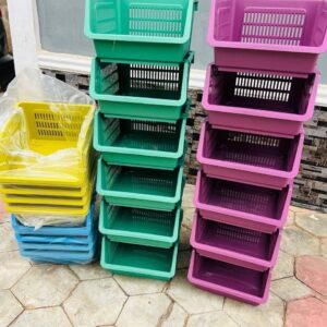 6 layers plastic trolley/basket
